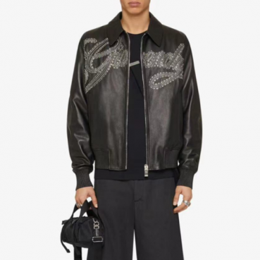 지방시 남성 블랙 가죽 자켓 - Givenchy Mens Black Jackets 