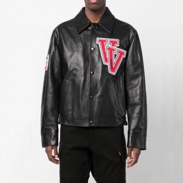 베르사체 남성 캐쥬얼 가죽 자켓 - Versace Mens Black Jackets 