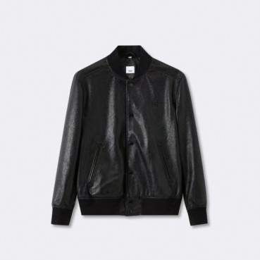 버버리 남성 블랙 가죽 자켓 - Burberry Mens Black Jackets 
