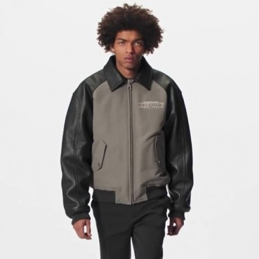 루이비통 남성 가죽 재킷 - Louis vuitton Mens Leather Jacket 