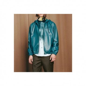 루이비통 남성 블루 가죽 자켓 - Louis vuitton Mens Blue Jackets 