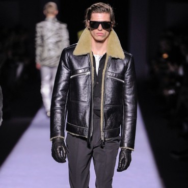 톰포드 남성 블랙 가죽 자켓 - Tomford Mens Black Jackets 