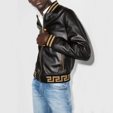 펜디 남성 블랙 가죽 자켓 - Fendi Mens Black Jackets 