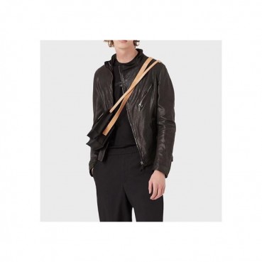 알마니 남성 브라운 가죽 자켓 - Armani Mens Brown Jackets 
