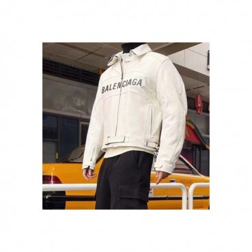 발렌시아가 남성 블랙 가죽 자켓 - Balenciaga Mens Black Jackets 