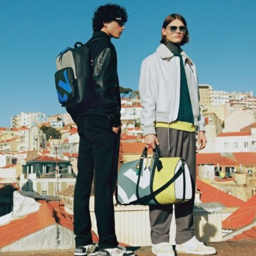 루이비통 남성 그레이 가죽 자켓 - Louis vuitton Mens Gray Jackets 