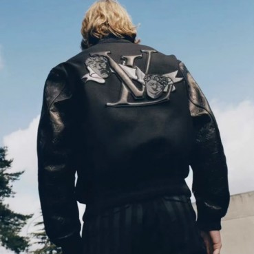 루이비통 남성 블랙 가죽 자켓 - Louis vuitton Mens Black Jackets 