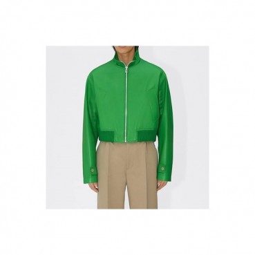 보테가 남성 그린 가죽 자켓 - Mens Green Jackets 