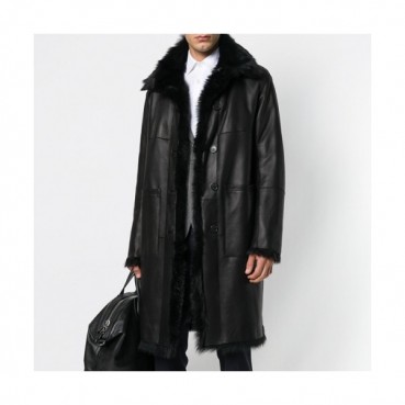 Prada  Mens Logo Casual Leather Jacket Black - 프라다 2021 남성 로고 캐쥬얼 가죽 자켓 Pra02511x Size(m 