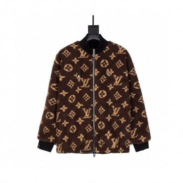 Louis vuitton  Mens Logo Leather Jackets Brown - 루이비통 2021 남성 로고 가죽 자켓 Lou03801x Size(s 