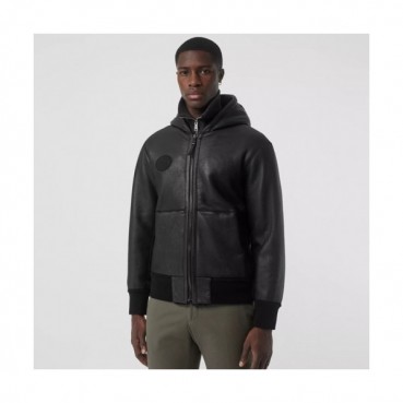 Burberry  Mens Casual Leather Jackets Black - 버버리 2021 남성 캐쥬얼 가죽 자켓 Bur04238x Size(m 
