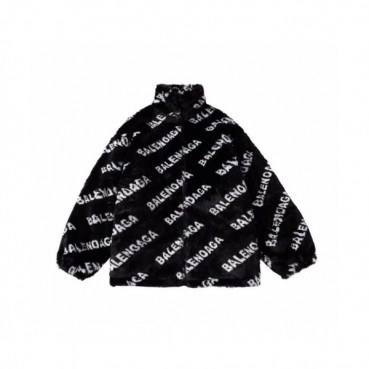 Balenciaga  Mens Logo Casual Jackets Black - 발렌시아가 2021 남성 로고 캐쥬얼 가죽 재킷 Bal01255x Size(s 