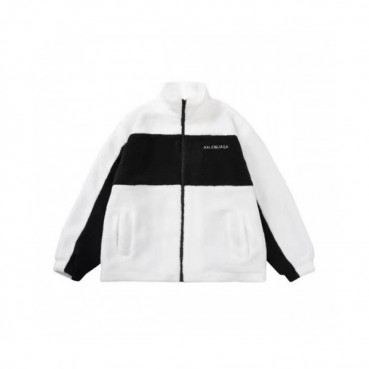 Balenciaga  Mens Logo Casual Jackets White - 발렌시아가 2021 남성 로고 캐쥬얼 가죽 재킷 Bal01254x Size(m 