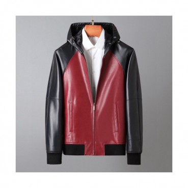 Armani  Mens Classic Leather Jackets Black - 알마니 2021 남성 클래식 캐쥬얼 가죽 자켓 Arm0914x Size(m 