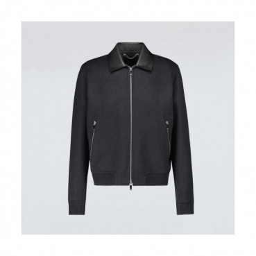 Berluti  Mens Casual Leather Jackets Black - 벨루티 2021 남성 캐쥬얼 가죽 자켓 Ber0061x Size(m 