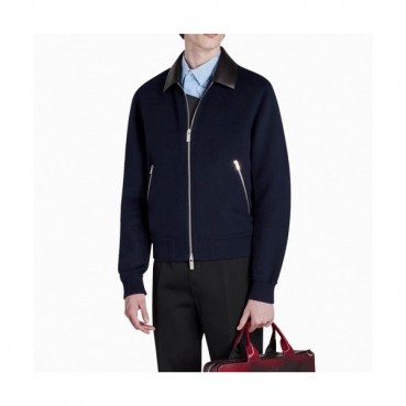 Berluti  Mens Casual Leather Jackets Navy - 벨루티 2021 남성 캐쥬얼 가죽 자켓 Ber0060x Size(m 