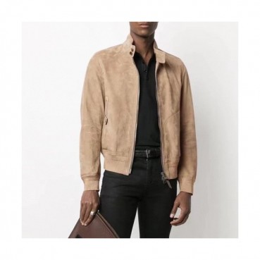 Tom Ford  Mens Logo Casual Leather Jackets Camel - 톰포드 2021 남성 로고 캐쥬얼 자켓 Tomf0033x Size(m 