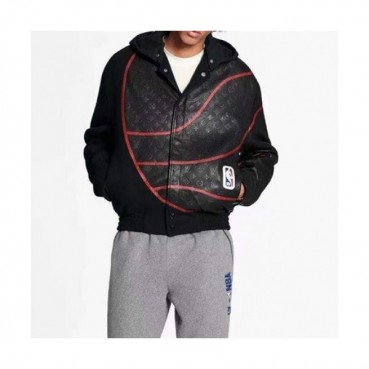 Louis vuitton  Mens Logo Leather Jackets Black - 루이비통 2021 남성 로고 가죽 자켓 Lou03642x Size(m 