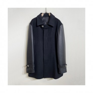 Chrome Hearts  Mens Logo Casual Leather Jackets Black - 크롬하츠 2021 남성 로고 캐쥬얼 가죽 자켓 Chr0421x Size(s 