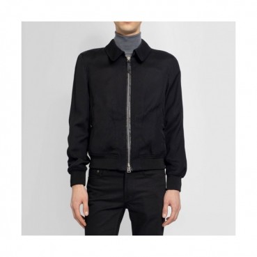 Tom Ford  Mens Logo Casual Leather Jacket Black - 톰포드 2021 남성 로고 캐쥬얼 자켓 Tomf0025x Size(m 