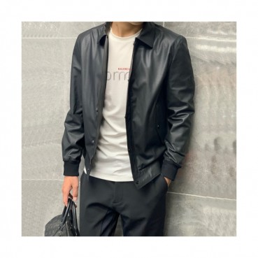[제냐]Ermenegildo Zegna 2020 Mens Business Leather Jacket - 에르메네질도 제냐 2020 남성 비지니스 가죽 자켓 Zeg0238x.Size(m 