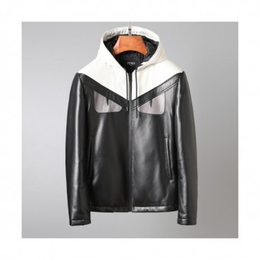 [펜디]Fendi 2020 Mens Casual Leather Jackets - 펜디 2020 남/녀 캐쥬얼 가죽 자켓 Fen0905x.Size(m 