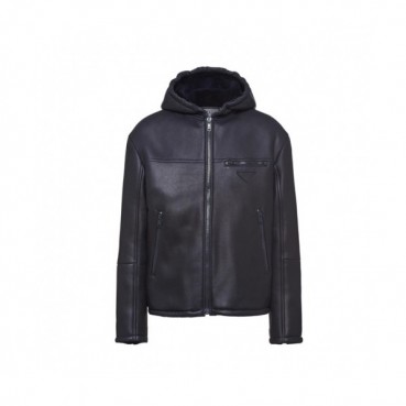 Prada 2020 Mens Logo Casual Leather Jacket - 프라다 2020 남성 로고 캐쥬얼 가죽 자켓 Pra01229x.Size(m 