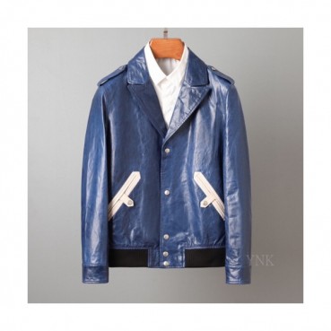 [1:1]Saint Laurent 2020 Mens Classic Leather Jackets - 입생로랑 2020 남성 클래식 가죽 자켓 Ysl0105x.Size(m 