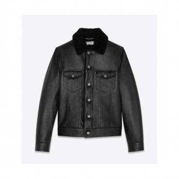 [1:1]Saint Laurent 2020 Mens Classic Leather Jackets - 입생로랑 2020 남성 클래식 가죽 자켓 Ysl0104x.Size(m 
