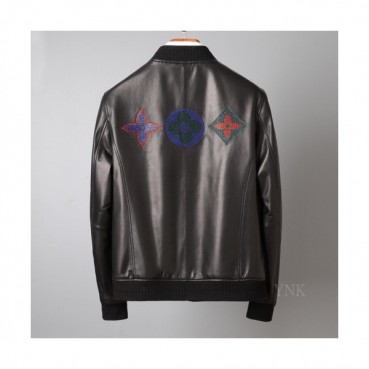[루이비통]Louis vuitton 2020 Mens Logo Leather Jackets - 루이비통 2020 남성 로고 가죽 자켓 Lou02414x.Size(m 