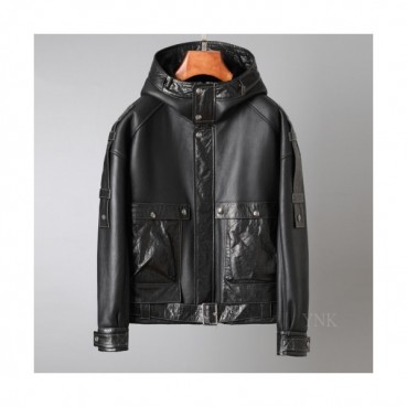 [버버리]Burberry 2020 Mens Casual Leather Jackets - 버버리 2020 남성 캐쥬얼 가죽 자켓 Bur03378x.Size(m 
