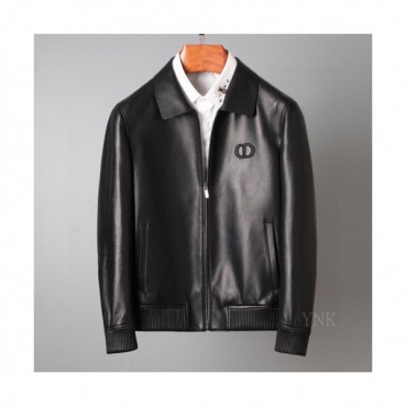 Valentino Mens Leather Jacket - 발렌티노 남성 로고 캐쥬얼 가죽 자켓 