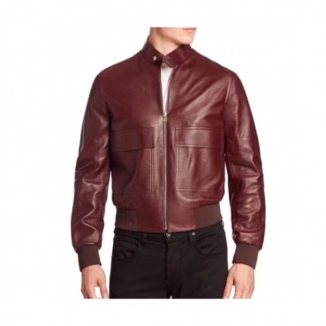 [버버리]Burberry 2020 Mens Casual Leather Jackets - 버버리 2020 남성 캐쥬얼 가죽 자켓 Bur03377x.Size(m 
