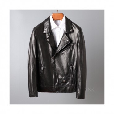 [크롬하츠]Chrome Hearts 2020 Mens Logo Casual Leather Jackets - 크롬하츠 2020 남성 로고 캐쥬얼 가죽 자켓 Chr0314x.Size(m 