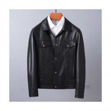 [크롬하츠]Chrome Hearts 2020 Mens Logo Casual Leather Jackets - 크롬하츠 2020 남성 로고 캐쥬얼 가죽 자켓 Chr0306x.Size(m 