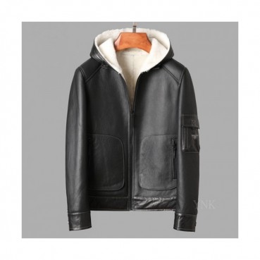 Prada 2020 Mens Logo Casual Leather Jacket - 프라다 2020 남성 로고 캐쥬얼 가죽 자켓 Pra01194x.Size(m 