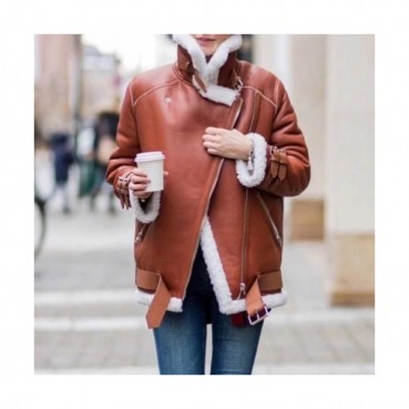 [아크네]Acne Sstudios 2020 Womens Casual Leather Jacket - 아크네 2020 여성 캐쥬얼 가죽 자켓 Acn0109x.Size(xs 