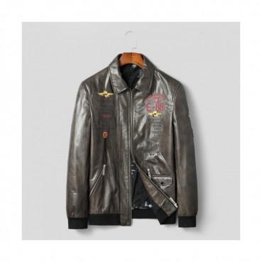 [알마니]Armani 2020 Mens Classic Leather Jackets - 알마니 2020 남성 클래식 캐쥬얼 가죽 자켓 Arm0807x.Size(m 