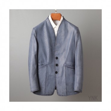 Prada 2020 Mens Logo Casual Leather Jacket - 프라다 2020 남성 로고 캐쥬얼 가죽 자켓 Pra01173x.Size(m 