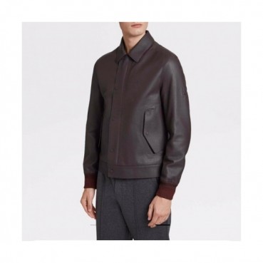 [제냐]Ermenegildo Zegna 2020 Mens Business Leather Jacket - 에르메네질도 제냐 2020 남성 비지니스 가죽 자켓 Zeg0211x.Size(m 
