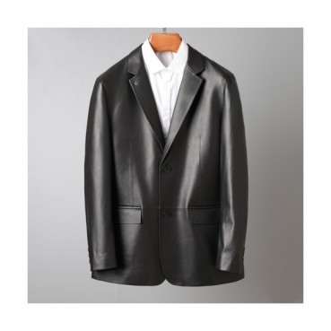 Dior 2020 Mens Logo Modern Leather Jacket - 디올 2020 남성 모던 가죽 자켓 Dio0902x.Size(m 
