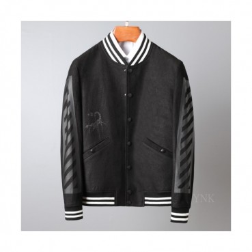 [오프화이트]Off-white 2020 Mens Logo Casual Leather Jackets 