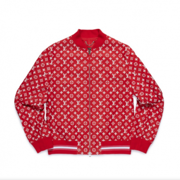 루이비통 남성 레드 가죽 자켓 - Louis vuitton Mens Red Jackets 