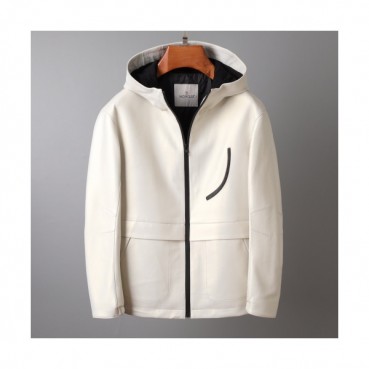 Moncler 2020 Mens Patch Logo Modern Leather Jackets - 몽클레어 2020 남성 패치 로고 모던 가죽 자켓 Moc01917x.Size(m 