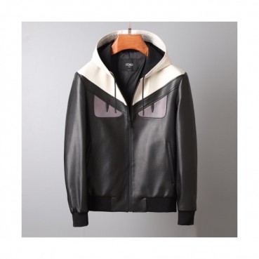 [펜디]Fendi 2020 Mens Casual Leather Jackets - 펜디 2020 남/녀 캐쥬얼 가죽 자켓 Fen0851x.Size(m 