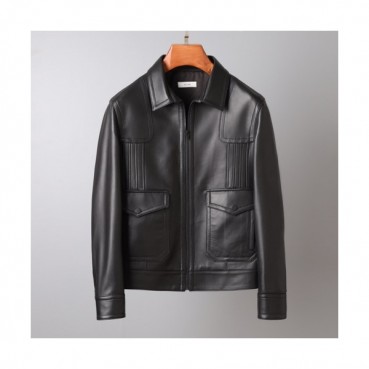 Celine Mens Leather Jacket - 셀린느 2020 남성 로고 캐쥬얼 가죽 자켓 
