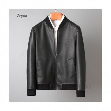 [제냐]Ermenegildo Zegna 2020 Mens Business Leather Jacket - 에르메네질도 제냐 2020 남성 비지니스 가죽 자켓 Zeg0195x.Size(m 