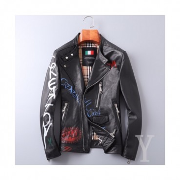 [버버리]Burberry 2020 Mens Casual Leather Jackets - 버버리 2020 남성 캐쥬얼 가죽 자켓 Bur03039x.Size(m 