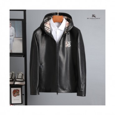 [버버리]Burberry 2020 Mens Casual Leather Jackets - 버버리 2020 남성 캐쥬얼 가죽 자켓 Bur03011x.Size(m 