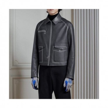 [루이비통]Louis vuitton 2020 Mens Logo Leather Jackets - 루이비통 2020 남성 로고 가죽 자켓 Lou02245x.Size(m 